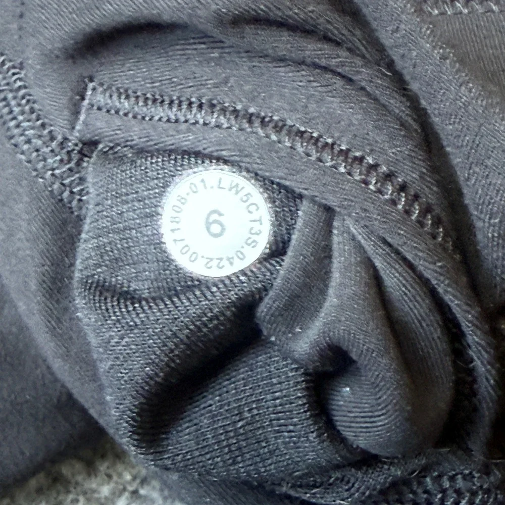 Lululemon Align High-Rise Pant 25 Black Nulu‎ Yoga Leggings Size 6 LW5CT3S